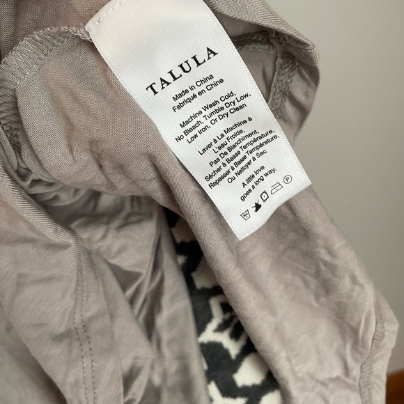 20.5-25”PTP Gorgeous Talula L 🌺 summer tunic top dress tank style stretch grey - Picture 5 of 5